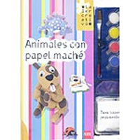 Animales con papel maché