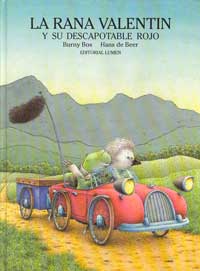 La rana Valentín y su descapotable rojo