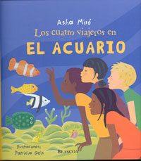 Los cuatro viajeros en el acuario