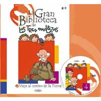 Las gran biblioteca de las Tres Mellizas. Viaje al centro de la tierra