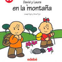 David y Laura en la montaña