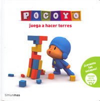 Pocoyo juega a hacer torres
