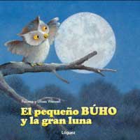 El pequeño búho y la gran luna