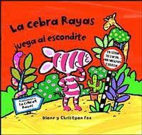 La cebra Rayas juega al escondite