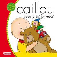 Caillou recoge sus juguetes