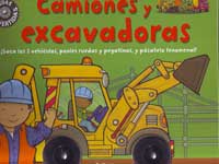 Camiones y excavadoras