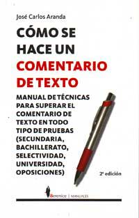 Cómo se hace un comentario de textos