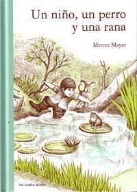 Un niño, un perro y una rana