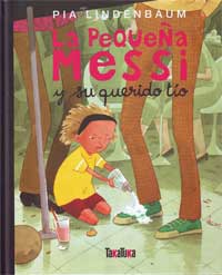 La pequeña Messi y su querido tío