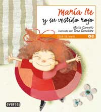 María Ite y su vestido rojo