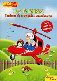 Las palabras : cuaderno de actividades con adhesivos