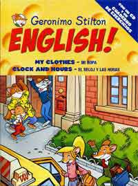My clothes = Mi ropa ; Clock and hours = El reloj y las horas