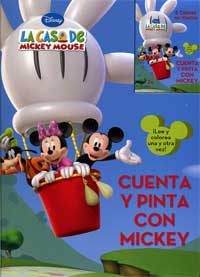 Cuenta y pinta con Mickey