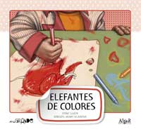 Elefantes de colores