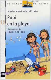 Pupi en la playa