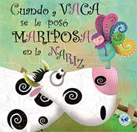 Cuando a vaca se le posó una mariposa en la nariz