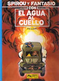 Spirou y Fantasio con el agua al cuello