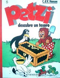 Petzi descubre un tesoro