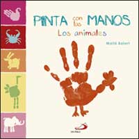 Pinta con las manos. Los animales