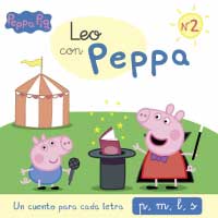 Leo con Peppa. Un cuento para cada letra : p, m, l, s
