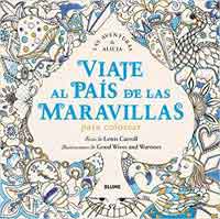 Viaje al país de las maravillas para colorear
