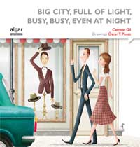 Big city, full of light, busy, busy, even at night