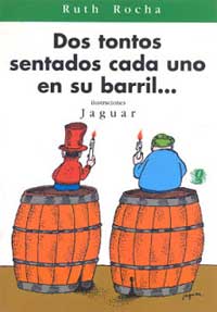 Dos idiotas sentados cada uno en su barril