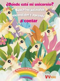 ¿Dónde está mi unicornio? Busca los animales escondidos y aprende a contar
