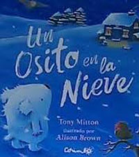 Un osito en la nieve