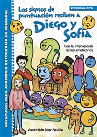Los signos de puntuación reciben a Diego y Sofía : con la intervenció de los emoticonos