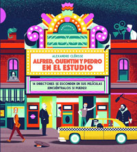 Alfred, Quentin y Pedro en el estudio