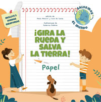 ¡Gira la rueda y salva la Tierra! Papel