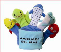 Libro guante: Animales del mar