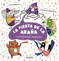 La fiesta de la araña y las vocales animales