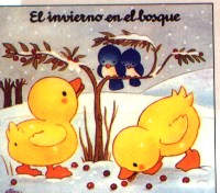 El invierno en el bosque