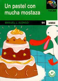 Un pastel con mucha mostaza