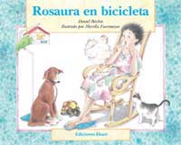 Rosaura en bicicleta