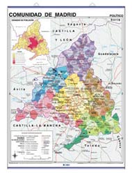 Mapa de la Comunidad de Madrid