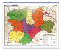 Mapa de Castilla y León