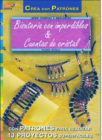 Bisutería con imperdibles & cuentas de cristal