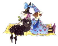 La Bruja Aburrida y la mona