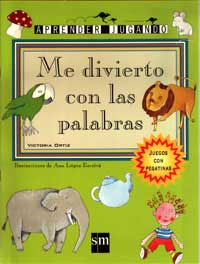 Me divierto con las palabras : juegos con pegatinas