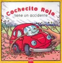Cochecito rojo tiene un accidente