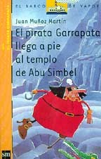 El pirata Garrapata llega a pie al templo de Abu Simbel