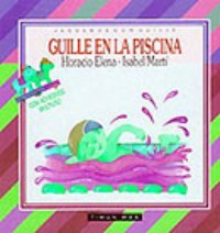 Guille en la piscina