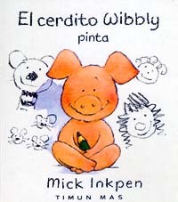 El cerdito Wibbly pinta
